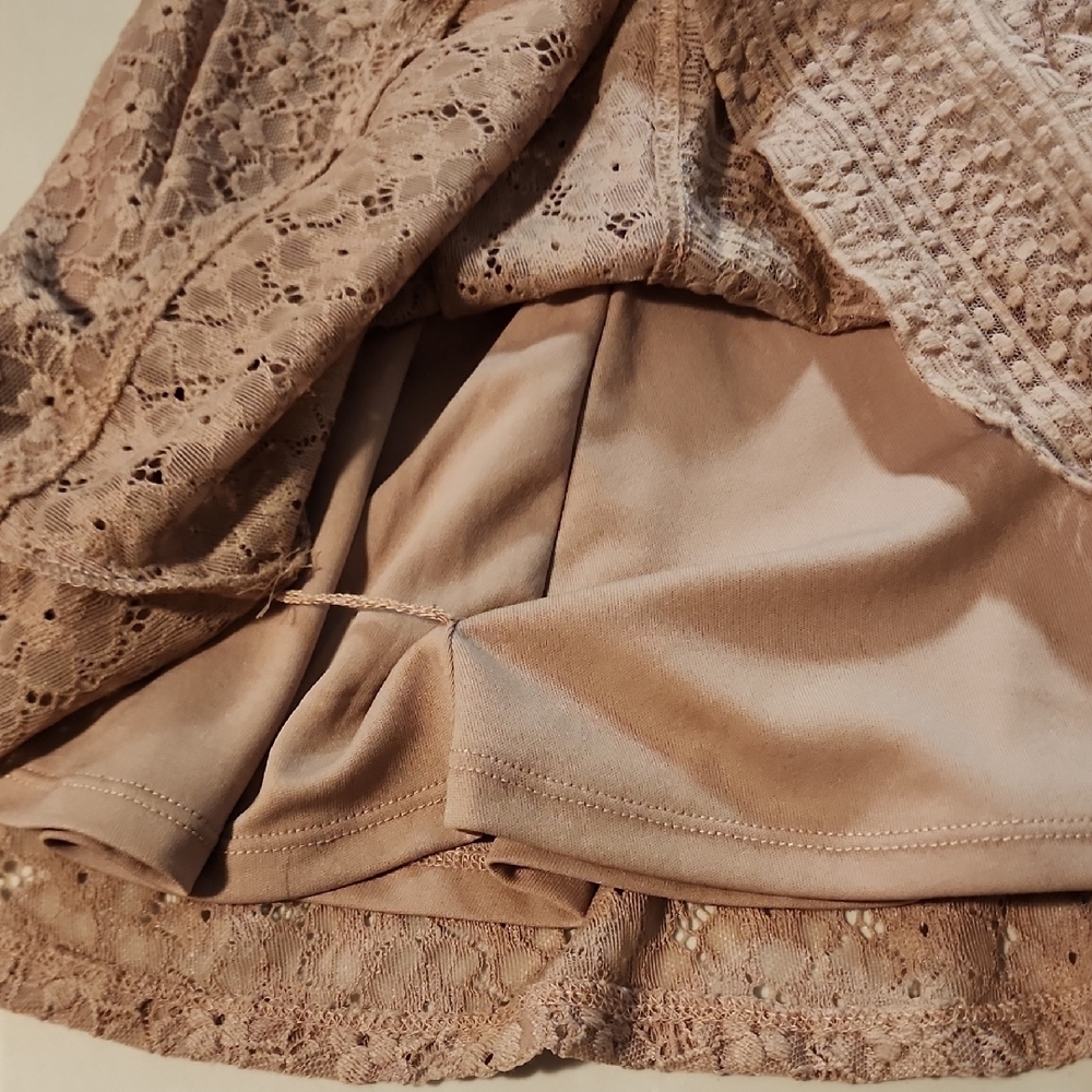 H&M Pink Fit and Flare Mini Dress In Size 0 - Picture 9 of 10